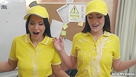 Jennifer Mendez and Katy Rose - Katy and Jennifer banged by hung stud